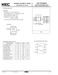 Datasheet KIC7WZ00FK manufacturer KEC